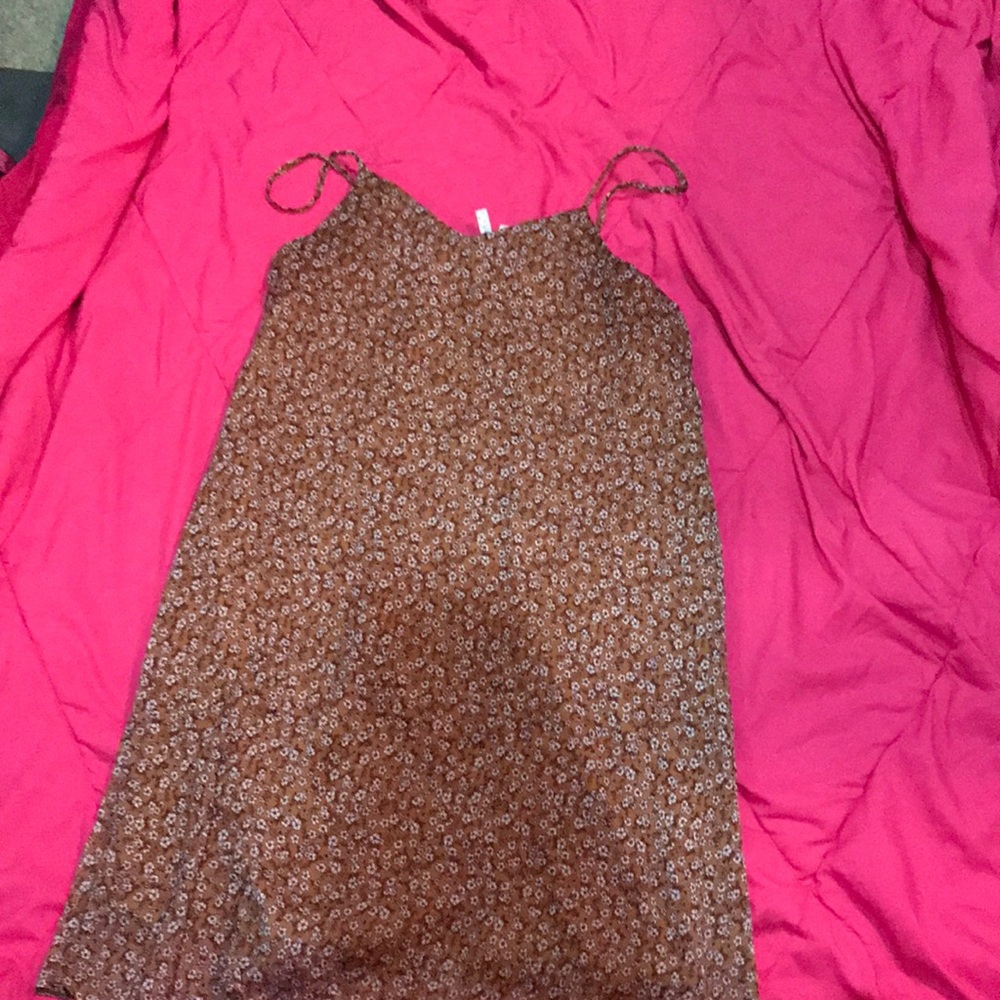 Orange cami dress
